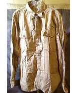 1946 Early New Pattern US Army ROTC Khaki Longsleeve Shirt 15 1/2 x 35 N... - $15.00