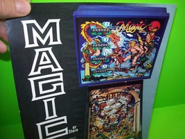 MAGIC Pinball Flyer Original 1979 Flipper Game Promo Retro Artwork Vintage - £18.69 GBP