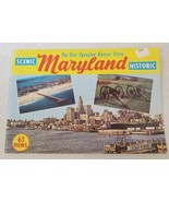 Scenic Historic Maryland Souvenir Photobook - 63 Color Views 1960s  - £18.46 GBP