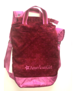 American Girl Doll Backpack Carrier Corduroy Red EUC - £19.98 GBP