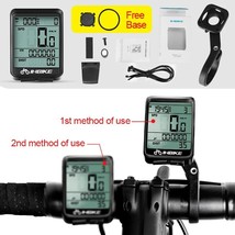 INBIKE Rainproof MTB Bike Computer Bicycle Speedometer Wireless Wired Odometer C - £85.52 GBP