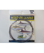 Momoi Diamond Wind On Leader 90004 150Lb 25' Smoke Blue Big Game Fishing - $16.99