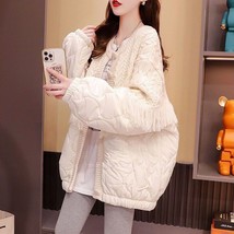 Winter Women&#39;s Cold Coat Parkas Super Hot Coats Cotton Padded Jacket Korean Fash - £58.95 GBP