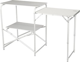 Alpine Mountain Gear Roll Top Kitchen Table, Grey, Large (Amg006) - £94.29 GBP