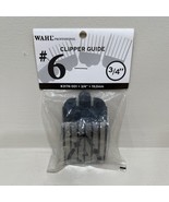 3/4” Wahl Attachment Clipper Guide Comb Guard 19mm #6 Black Genuine Vintage NEW - $9.74