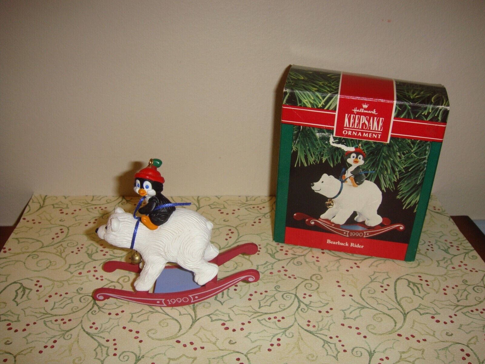 Primary image for Hallmark 1990 Bearback Rider Ornament