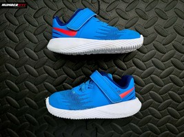 Nike Star Runner Sneakers Unisex Size 5C Toddler Blue White Red 907255-408 - £23.29 GBP