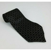 Van Heusen Black Tie With Geometric Diamonds Design - £10.07 GBP