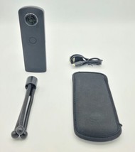 Ricoh Theta S Digital Camera (Black) Include Slip Case, USB Cable, Stand Tested - £80.89 GBP