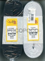 Elastic Band Roll Height 100 Mm 2110/100 Elasticized White Or Black - $57.39 MXN+