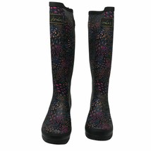 Joules Women&#39;s Welly Print Tall Rain Boot (Size 8) - £60.72 GBP