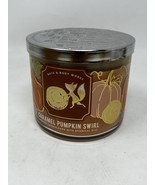 Bath &amp; Body Works Caramel Pumpkin Swirl 3-Wick Candle 14.5 oz NOS - €25,78 EUR