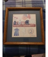 Limited Edition Print-Girl&#39;s Bedroom Signed Lotti Avila Matted Framed  - $32.05 CAD