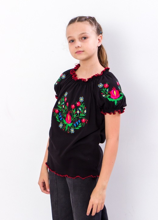 World Apparel (Girls), Summer,  Nosi svoe 6366-015-22 (chornyj-kvity)
