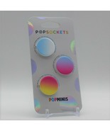 POPSOCKETS POPMINIS Trio Of Tiny Phone Grips Sunset Rainbow Brand New Fr... - $10.87