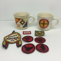 Vtg Boy Scout Lot Mugs Patches Philmont Training Center Jamboree BSA 60/70s READ - £44.12 GBP