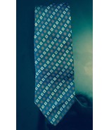 EUC VTG  100% Silk Yves Saint Laurent Dark Blue Green w/ Floral Print Tie  - €38,13 EUR