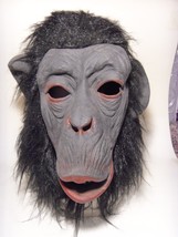 Adult Size Gorilla Rubber Latex Halloween Mask - £15.78 GBP