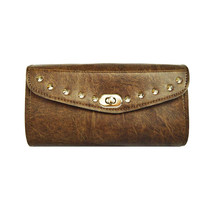 Distressed Brown 10 Stud Tool Bag - £33.04 GBP