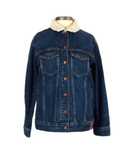 NWT Madewell x Kule Sherpa-Lined Oversized Jean Jacket Removable Vest Lining XS - $160.00