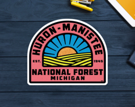 Huron - Manistee National Forest Ohio Sticker Travel Decal 3 3/8&quot; x 3 1/8&quot; Vinyl - £4.21 GBP