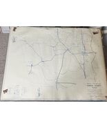 Vintage Map Hardin County Texas General Highway Map Revised Sept. 1946 - $926.03 MXN