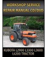 Kubota L2900 L3300 L3600 L4200 Tractor Service Repair Manual on CD - $372.14 MXN