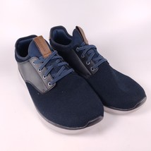Men&#39;s Blue Skechers Delson Camben Mesh Slip-On Shoe 58817 Memory Foam Size 13 ~ - £15.65 GBP