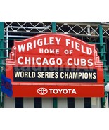 Chicago Cubs Wrigley Field World Series Champions Marquee Sign Photograp... - $34.57 CAD+