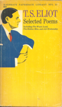 Selected Poems - T S Eliot - The Waste Land, The Hollw Men, ASH-WEDNESDAY, More - £10.16 GBP