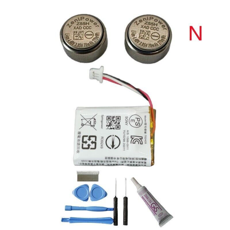 2PCS ZeniPower Z55H 3.85V + Charging Case Battery for Sony WF-1000XM4 Headsets