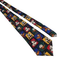 Balancine Hot Cakes Men Necktie Tie Disney Mickey Goofy Donald Pluto Car... - £22.07 GBP