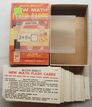 Milton Bradley: New Math Flash Cards With Rub-Off Plastic Writing Sheet Addition - £9.48 GBP