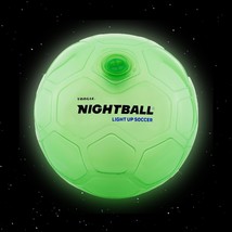 Tangle Creations Light Up Soccer Ball (Size 5, Green) - £45.45 GBP