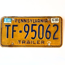 2000 United States Pennsylvania Base Trailer License Plate TF-9506 - $25.73