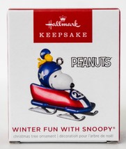 Hallmark Winter Fun With Snoopy - Woodstock Series 25th Keepsake Ornament 2022 - $13.16