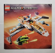 Lego 7647 Mars Mission MX-41 Switch Fighter Instruction Manual ONLY - £6.31 GBP