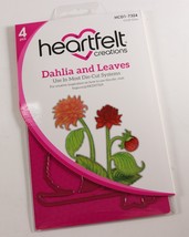 NEW - Heartfelt Creations &quot; Dahlia and Leaves &quot; Craft Dies HCD1-7324 - $44.99