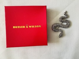 Butler And Wilson Articulated Serpant Snake Brooch Length 9cm - $84.93