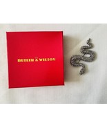 Butler And Wilson Articulated Serpant Snake Brooch Length 9cm - $84.93