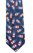 USA FLAG NOVELTY TIE - STARS Stripes Fireworks Patriotic Walnut Ridge - $4.95