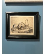 Drawing by Max Douglas Framed 8”x6” Original in 8”x10” Frame Oysters Shells - $530.79 MXN