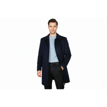Men's CASILA Turkey Top Winter Coat Wool, Cashmere Blend 403230-15 Navy image 7