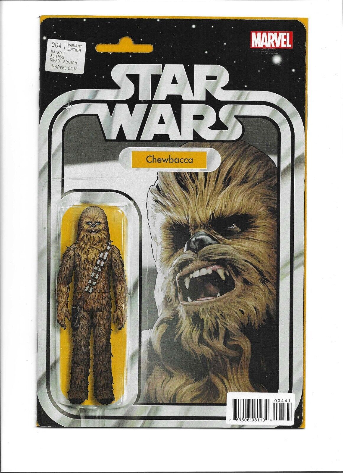 Star Wars 4 Action Figure Variant Chewbacca 2015 Marvel Comics - Comics ...
