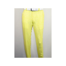 Men Premium 100% Linen Cocktail Suit by INSERCH Breathable and cool SU880 Yellow image 9