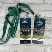 Belmont Stakes 2 Clubhouse Seat Admission Tickets Belmont Lanyard June 7... - $1,682.27 MXN