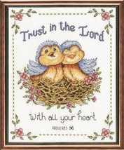 Design Works Crafts 2944 Trust in The Lord, 8 X 10 Counted Cross Stitch Kit, 8"  - $29.99