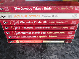 Silhouette Desire Cathleen Galitz lot of 7 Contemporary Romance Paperbacks - £6.62 GBP