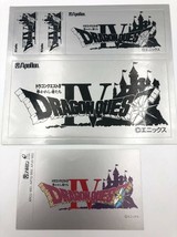 Dragon Quest IV unused stickers 1990 Enix Apollon soundtrack purchase bonus - £21.86 GBP
