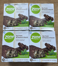 (40 ct) Zone Perfect Nutrition Bar Chocolate Mint READ Exp 8 &amp;12/24 (B-6) - $49.49